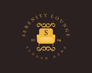 Luxury Couch Chair logo design