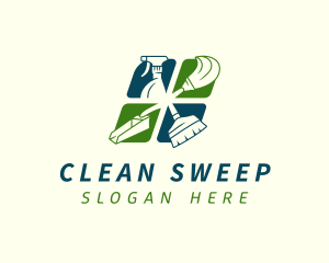 Sanitation Cleaning Housekeeping logo