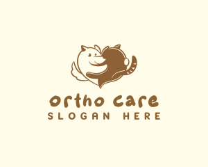 Care Dog Cat logo design