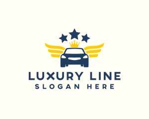 Luxury Car Wings logo design