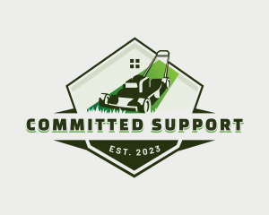 Lawn Mower Home Care logo design