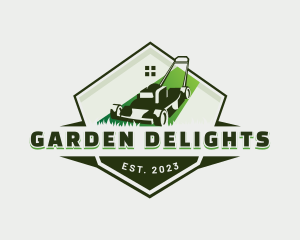 Lawn Mower Home Care logo design