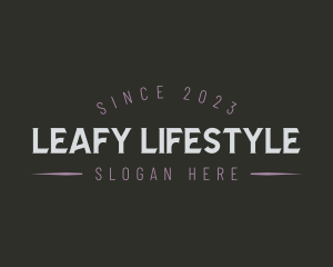 Lifestyle Business Fashion logo design