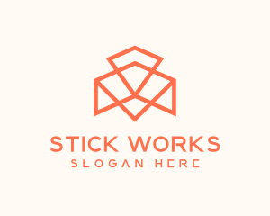 Abstract Geometric Real Estate Logo