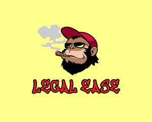Smoking Monkey Cap logo