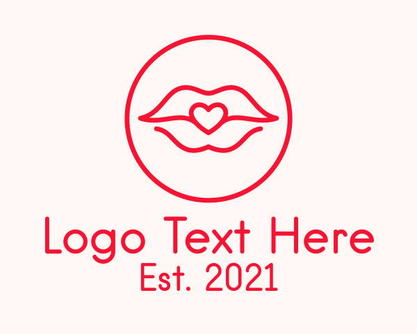 Lip Gloss logo example 1