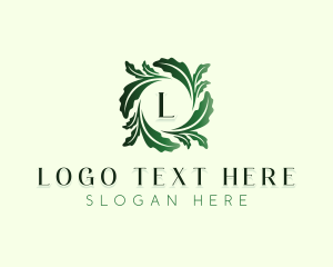 Organic Nature Leaf logo