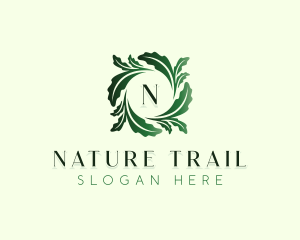 Organic Nature Leaf logo design