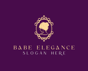 Elegant Woman Ornament logo design