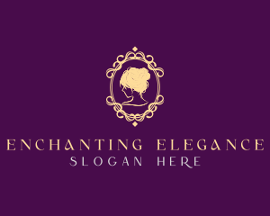 Elegant Woman Ornament logo design