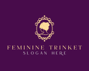 Elegant Woman Ornament logo design