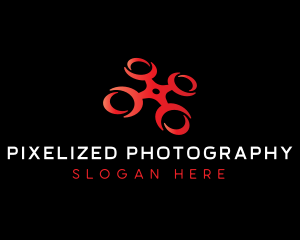 Drone Propeller Flight logo design