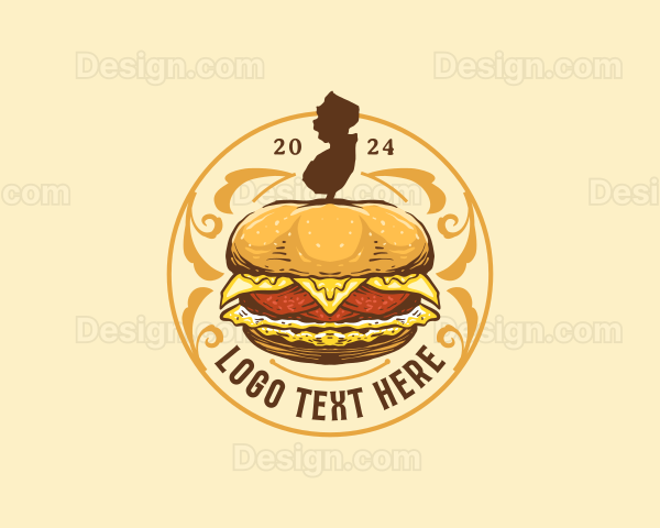 Taylor Ham Burger New Jersey Logo