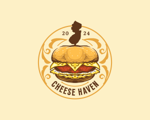 Taylor Ham Burger New Jersey logo design