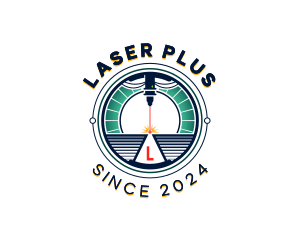 Laser CNC Industrial logo design