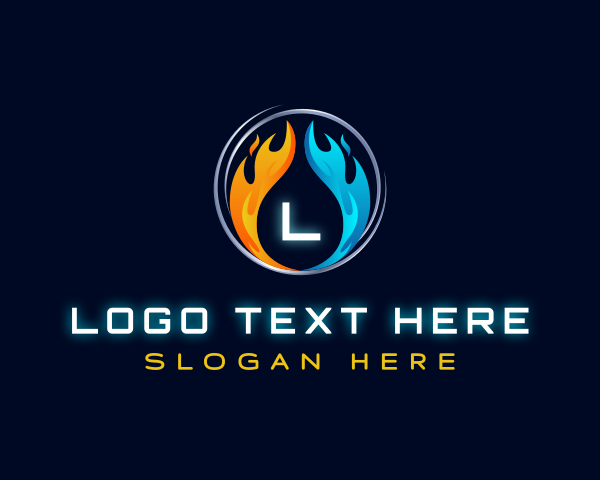 Heating logo example 2