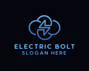 Bolt Lightning Cloud  logo