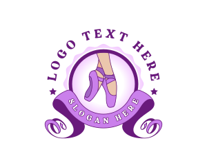 Feminine Ballet Shoe logo