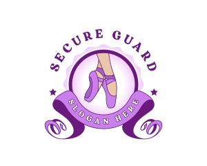 Feminine Ballet Shoe logo