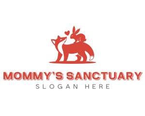 Fox Rabbit Wildlife Sanctuary logo design