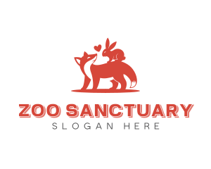 Fox Rabbit Wildlife Sanctuary logo design