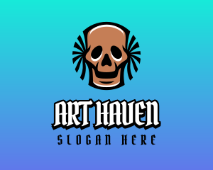 Pirate Skull Gaming Avatar logo design