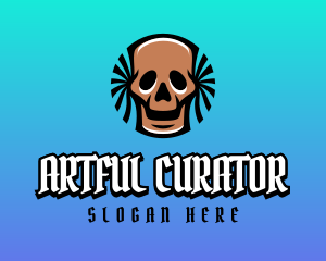 Pirate Skull Gaming Avatar logo design