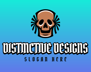 Pirate Skull Gaming Avatar logo design