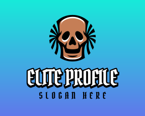 Pirate Skull Gaming Avatar logo design