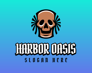 Pirate Skull Gaming Avatar logo design