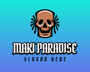 Pirate Skull Gaming Avatar logo design