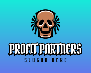 Pirate Skull Gaming Avatar logo design