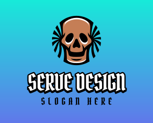 Pirate Skull Gaming Avatar logo design