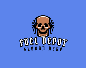 Pirate Skull Gaming Avatar logo design