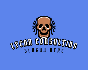 Pirate Skull Gaming Avatar logo design