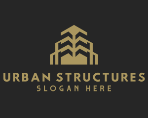 Urban Building Apartment logo design