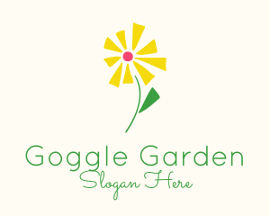 Spring Flower Plant logo design