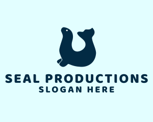 Wild Seal Animal  logo