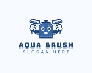 Sanitation Disinfection Cleaner logo design