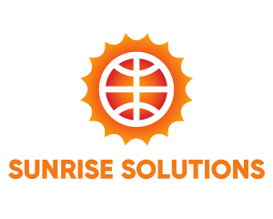 Sun Basketball Ball logo