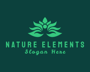 Natural Lotus Yoga logo design