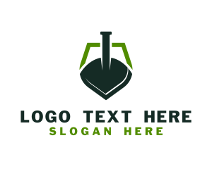 Farming Tool Shovel logo