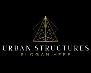 Triangle Luxury Pyramid logo design