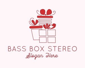 Holiday Gift Box logo design