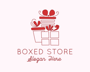 Holiday Gift Box logo design