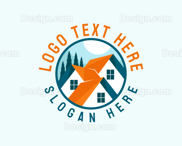 Residential Home Roof Logo