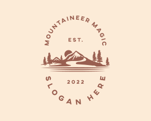 Mountain Nature  Adventure  logo design