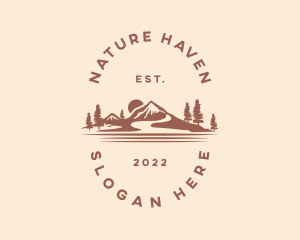 Mountain Nature  Adventure  logo design