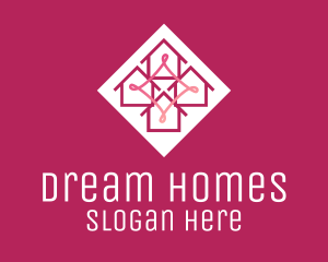 Pink House Neighborhood  Logo