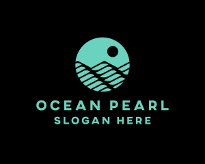 Ocean Wave Water logo design